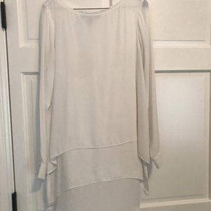 White house Black market white flowy blouse